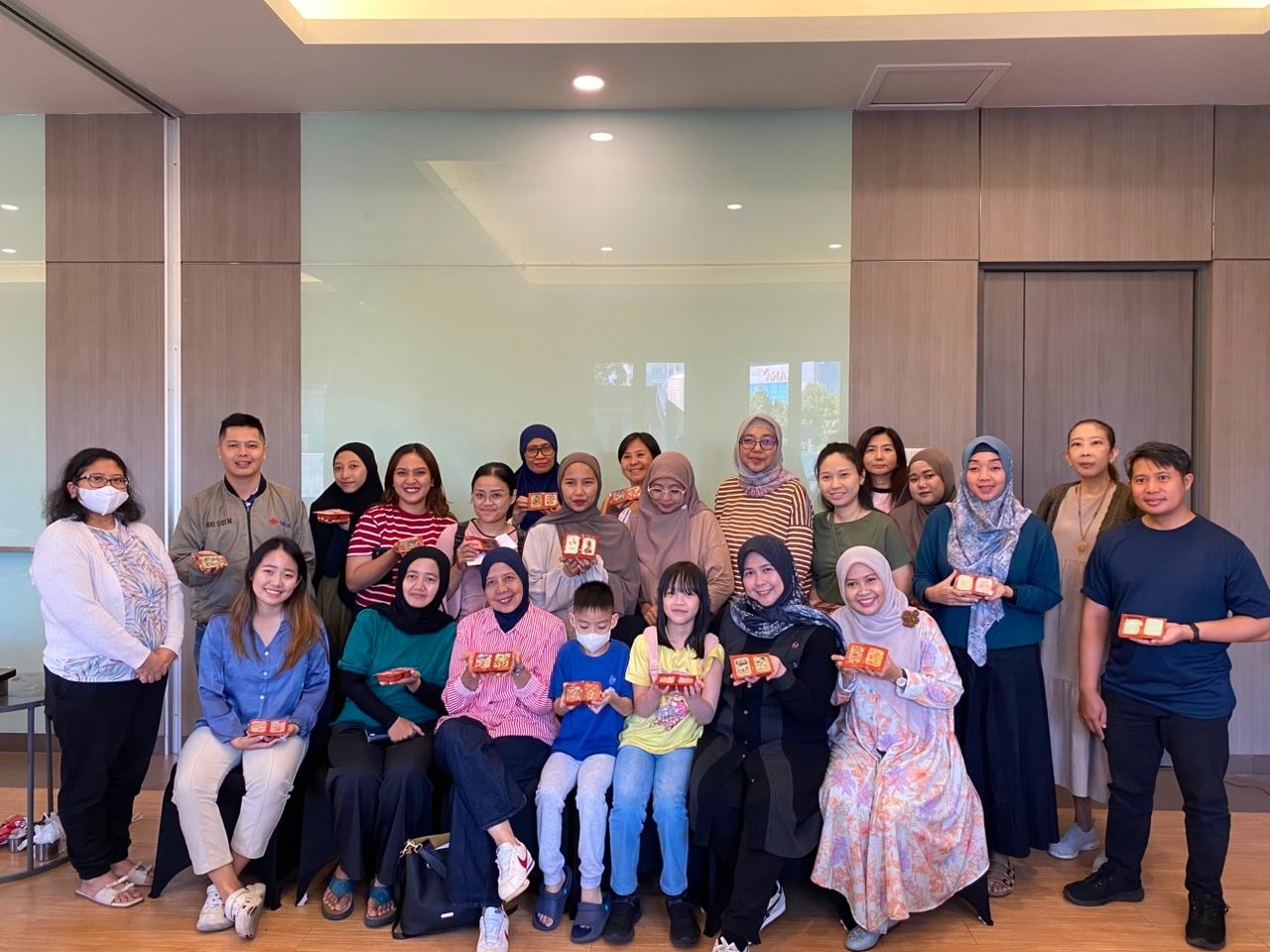 Kolam muncrat dan water play di Sendang Rejosari